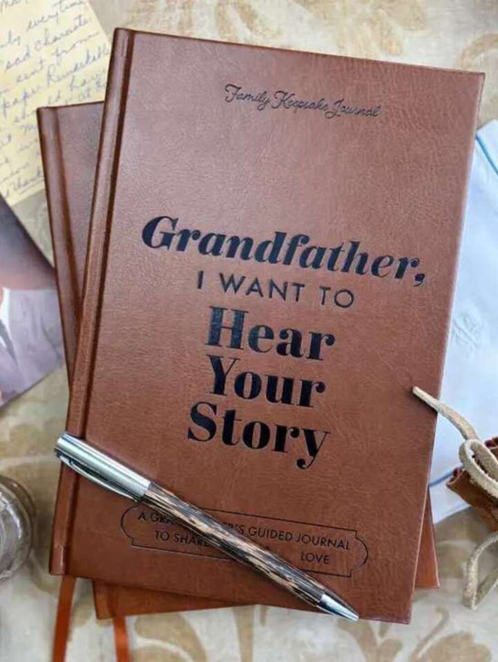Book - Grandfather, I Want To Hear Your Story Father's Day Gift Birthday Mens